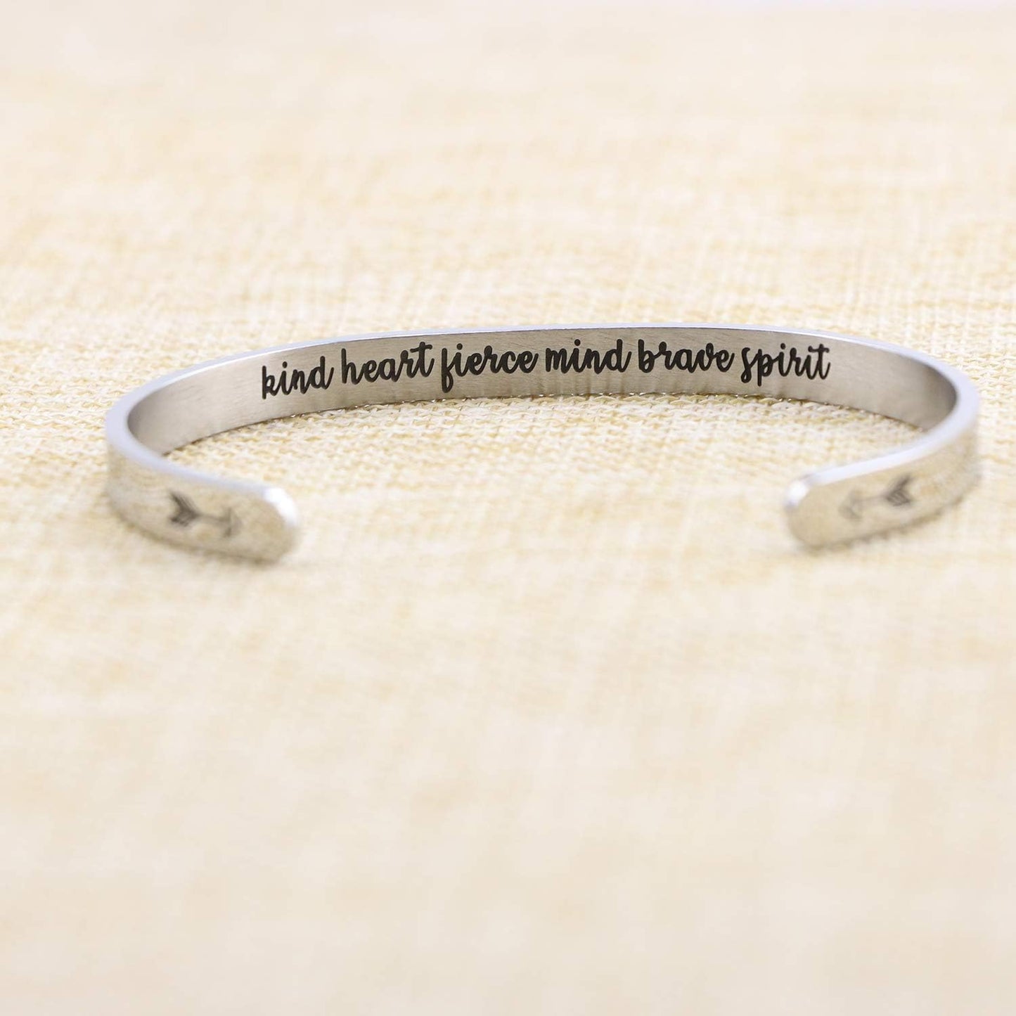 Inspirational Bracelets for Women Inspirational Cuff Bangle for Her with Engraved Message Christmas Birthday Gifts for Her