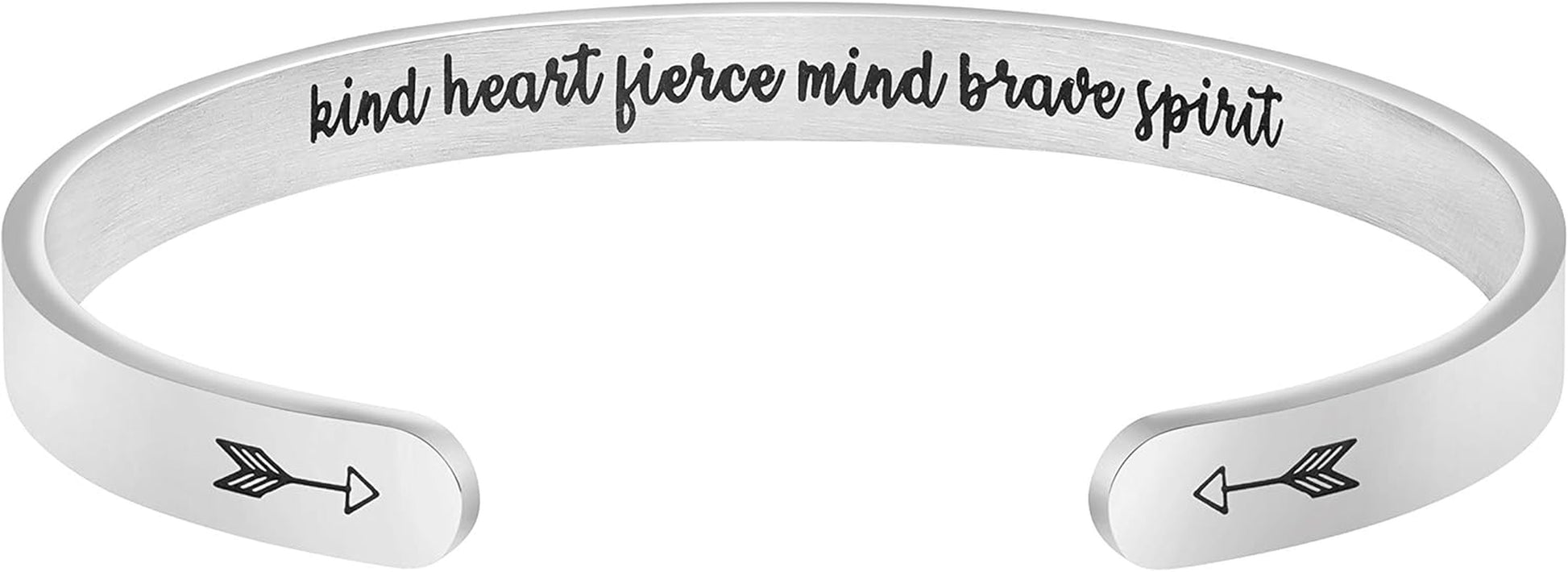 Inspirational Bracelets for Women Inspirational Cuff Bangle for Her with Engraved Message Christmas Birthday Gifts for Her